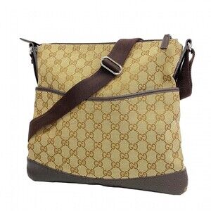 Shoulder Bag GG Canvas Brown